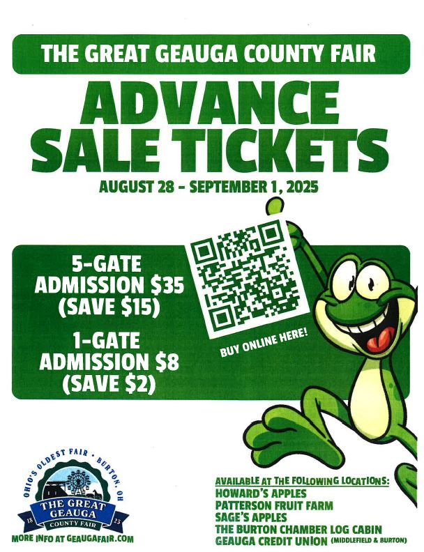 burton county fair flyer
